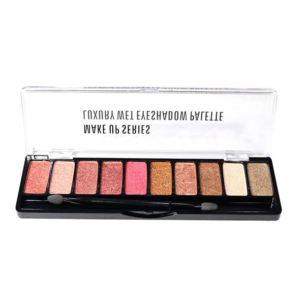 Matt Look 10 Colours Eyeshadow Makeup Series Luxury Wet Eyeshadow Palette, Multicolor - 03 8 gm - Eye Shadow Palettes