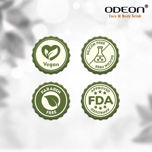 Odeon Charcoal & Tea Tree Face And Body Scrub 100 ml - Scrubs & Exfoliants