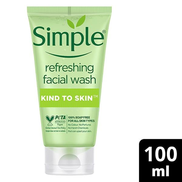Netmeds | Simple Kind To Skin Refreshing Facial Wash 100 ml