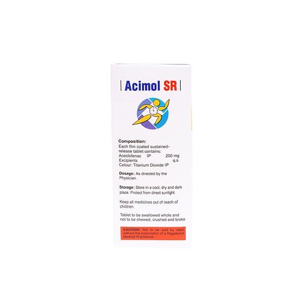 Acimol SR Tablet 10'S - Pain relief-Nsa