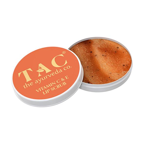 TAC - The Ayurveda Co. Vitamin C Lip Scrub for Women and Men Enriched with Vitamin E 20 gm
