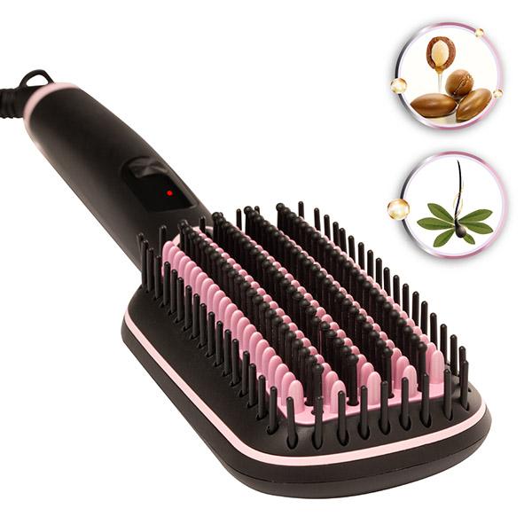 Netmeds | Vega Litstyle L2 Straightener Brush for Women with Smart Memory Function, Quick Heat-Up (VHSB-07) 513 gm