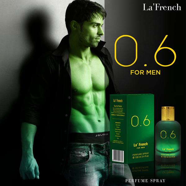 La' French Men's Perfume Spray - 0.6 100 ml - Men Perfumes (Edt/Edp)