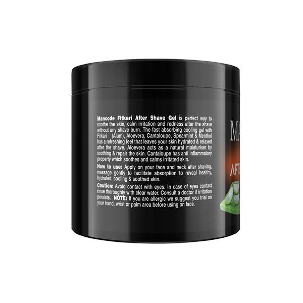 Mancode Fitkari After Shave Gel Musk Antiseptic Formula 100 gm - Shaving Gels