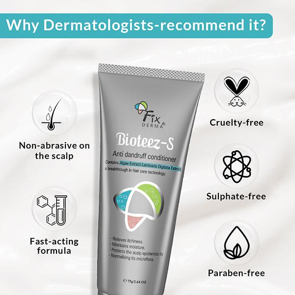 Fixderma Bioteez-S Anti Dandruff Conditioner 75gm - Dry Shampoos & Conditioners