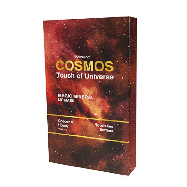 Cosmos by Bewakoof Magic Mineral Lip Mask - Copper & Honey (Pack of 5) 15 gm - Masks & Peels