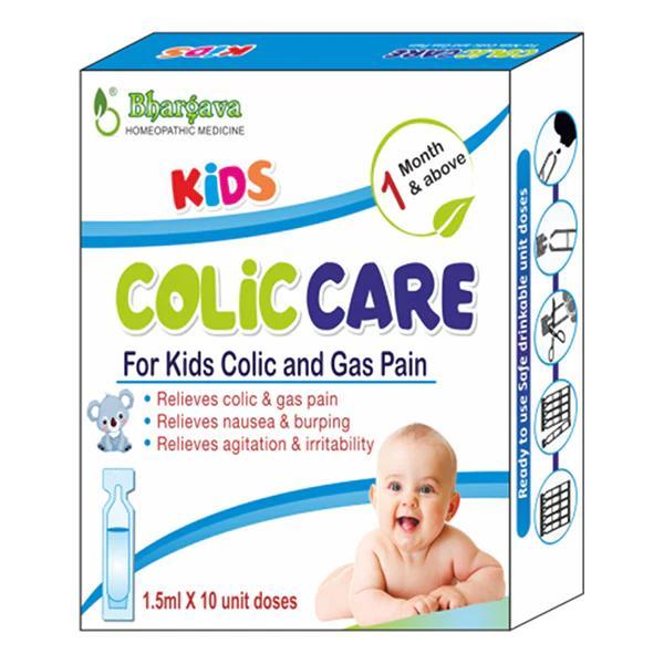 Bhargava Homepathy Kids Colic Care Drops (Pack of 1.5 ml x 10's) - Calcium And Minerals