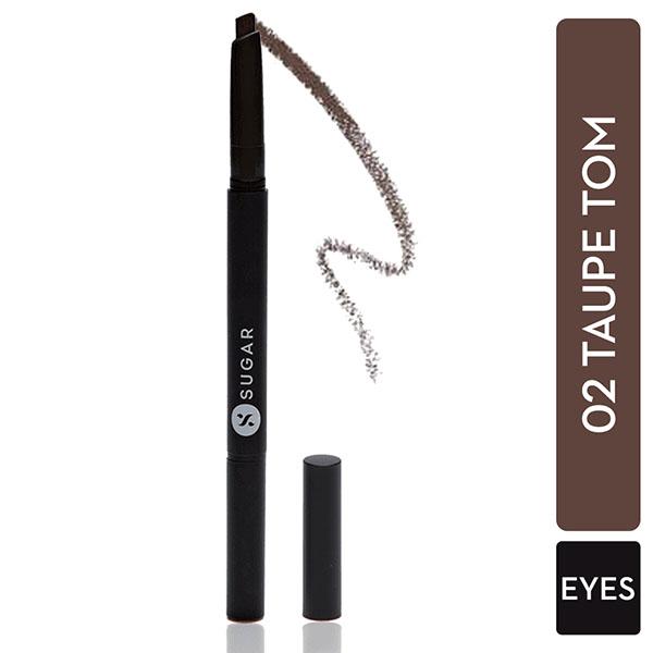 SUGAR Cosmetics Arch Arrival Brow Definer - 02 Taupe Tom (2 Jerry Brown) 0.35 gm - Eyebrow Pencils & Enhancers