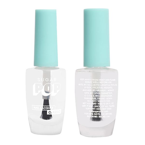 SUGAR POP Nail Lacquer 27 Crystal Clear 10 ml - Nail Polish