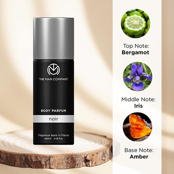 The Man Company Body Perfume Spray - Noir 120ml - Men Deodorants/Roll-Ons