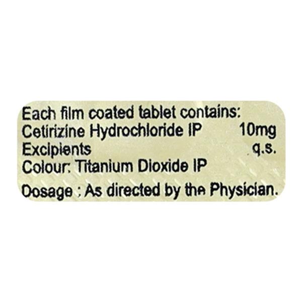 CETIFAR Tablet 10's - Allergies-Ant