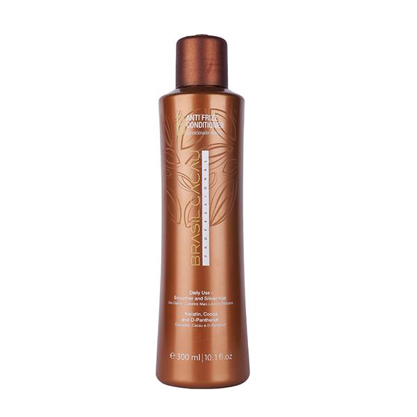 Brasil Professional Brasil Cacau B Anti Frizz Conditioner Daily Use Smoother and Silkier Hair Keratin Cocoa and D-Panthenol 300ml