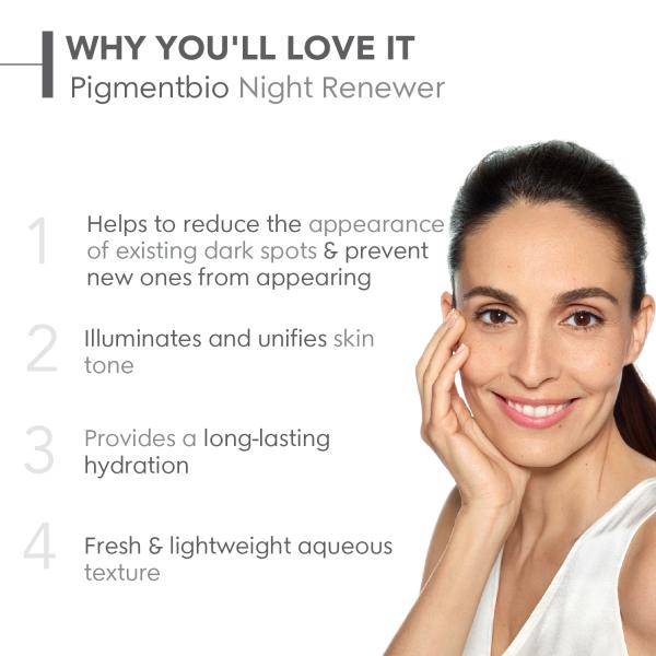 Bioderma Pigmentbio Night Renewer Brightening Overnight Cream For Skin 50 ml - Scrubs & Exfoliants