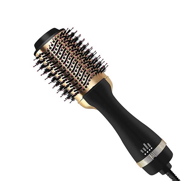 Netmeds | Bronson Professional Blow Hair Dryer Brush Hot Air One Step Dryer Styler & Straightener 12's