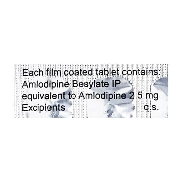 Amlodac 2.5mg Tablet 30'S - Hypertension-Cal