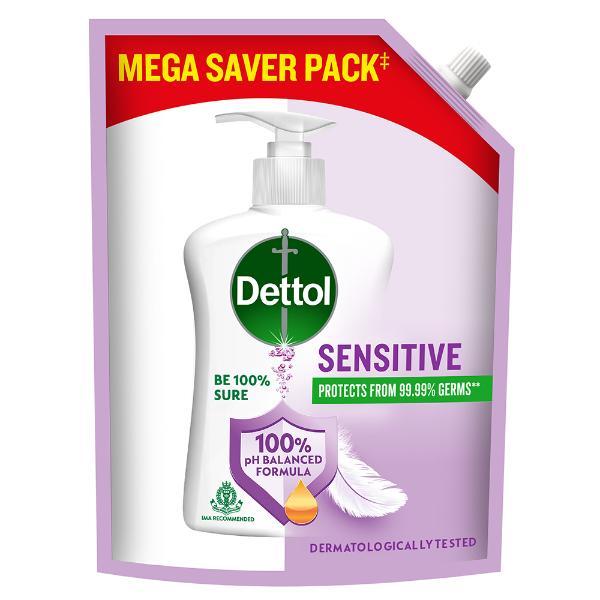 Dettol Sensitive Hand wash Liquid (Refill Pack) 1350 ml