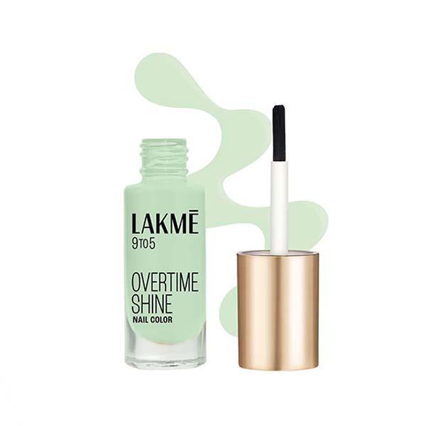 Lakme 9To5 P+G Nail Minty Green 6 ml - Nail Polish