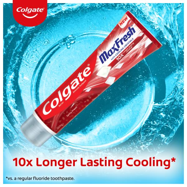 Colgate MaxFresh Anticavity Toothpaste Gel - Spicy Fresh 300 gm - Toothpaste