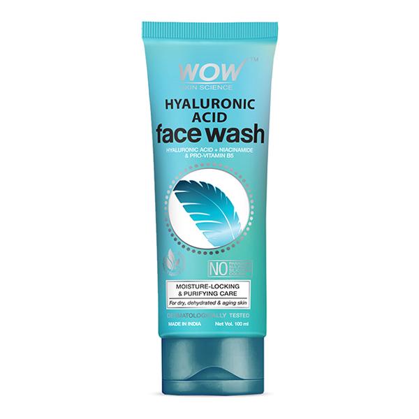 Wow Life Science Hyaluronic Acid Face Wash Gel - Facial wash 100 ml - Face Washes