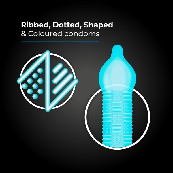 Skore Condoms - Zigzag 10's - Plain/Flavoured Condoms