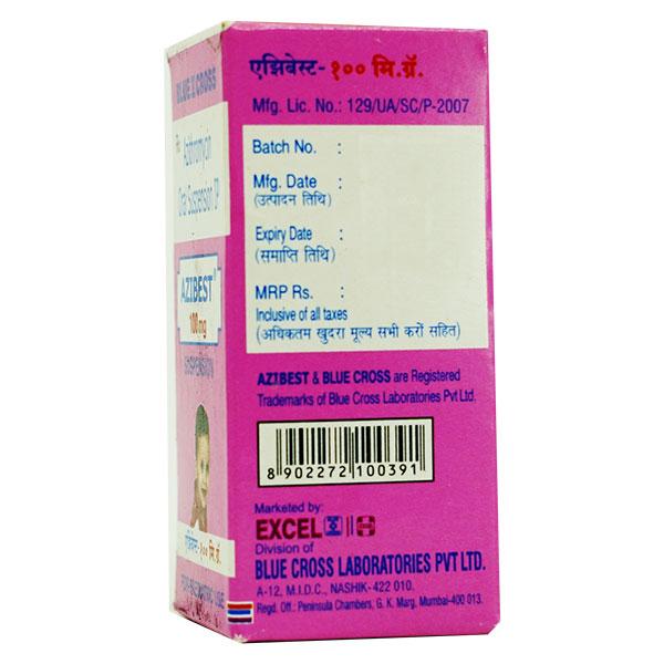Azibest 100mg Syrup 15ml - Bacterial Infections-Mac