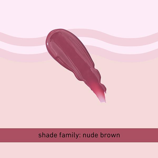 Plum Soft Swirl Lip Gloss, High-Shine Finish,Intense Pigment, 3 Shades In 1, 122 Cherry Chocolate 6 ml - Liquid Lipsticks