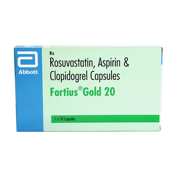 FORTIUS GOLD 20 Capsule 10's - High Cholesterol-Dys