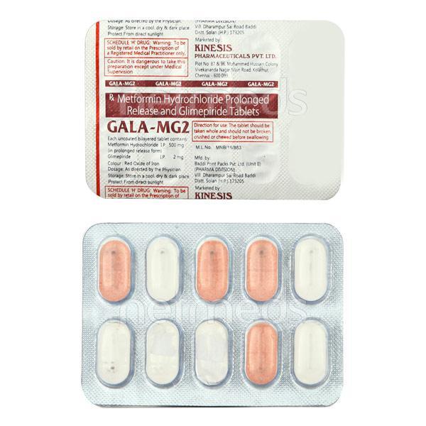 Gala Mg2 Tablet 10'S - Diabetes-Ant