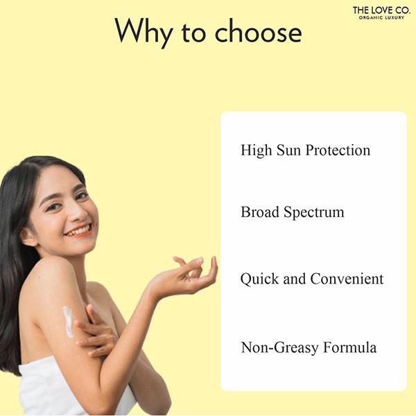 The Love Co. Skin Defense Sunscreen Lotion SPF 40 PA++ UVA/UVB Protection 100 ml - Body Sunscreen
