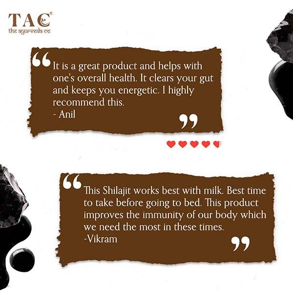 TAC The Ayurveda Co. Pure & Natural Shilajit Resin 20 gm - Sexual Healthcare
