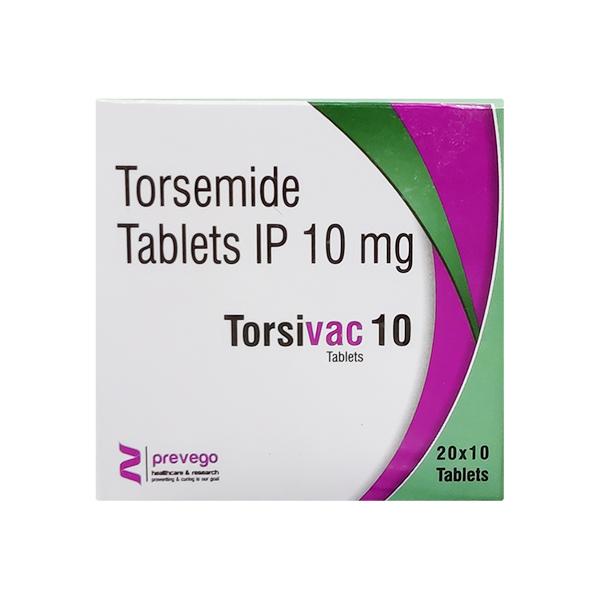 TORSIVAC 10 Tablet 10's - Hypertension-Diu