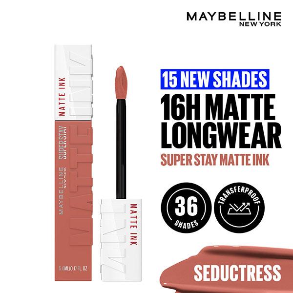 Maybelline New York Super Stay Matte Ink' 65 Seductress Lip Color 5 ml - Lipsticks