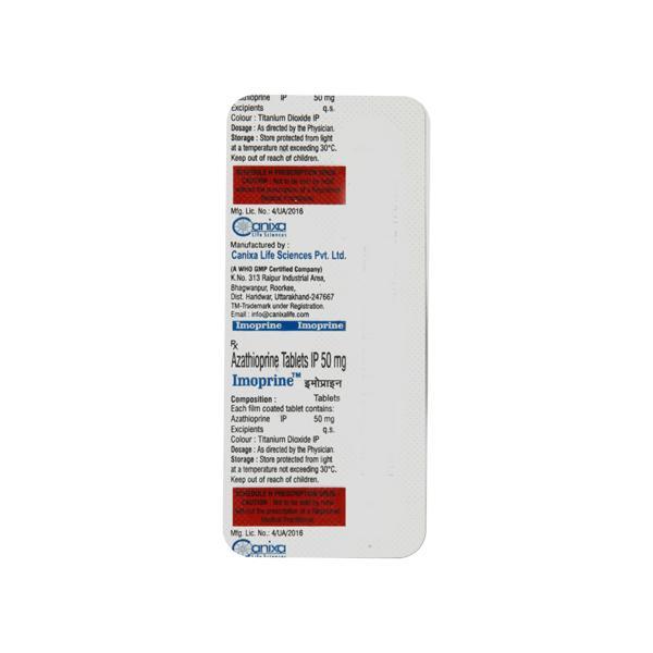 Imoprine 50mg Tablet 10'S - Immune Suppression
