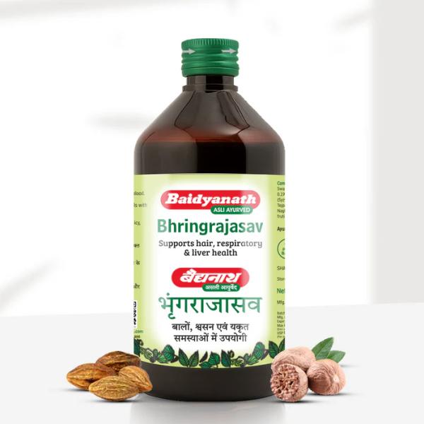 Netmeds | Baidyanath Bhringrajasav Syrup 450 ml