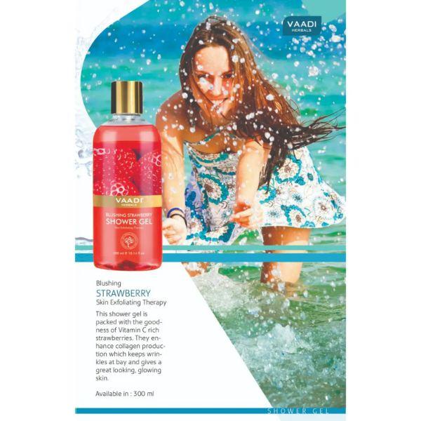 Vaadi Herbals Blushing Strawberry Shower Gel 300 ml - Face Gels