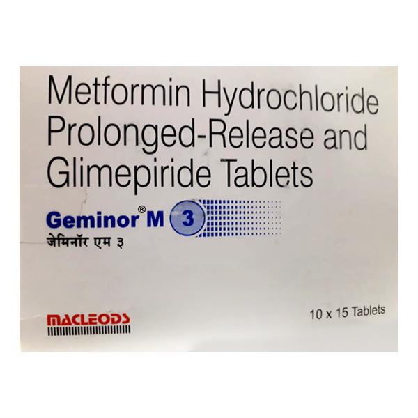 GEMINOR M 3 Tablet 15's - Diabetes-Ant