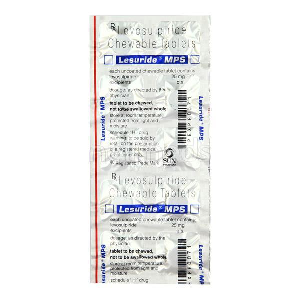 Lesuride MPS Tablet 10'S - Psychosis-Ans