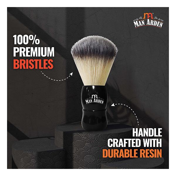 Man Arden Premium Shaving Brush - Irritation Free, High-End Bristles 1's - Shaving Brushes