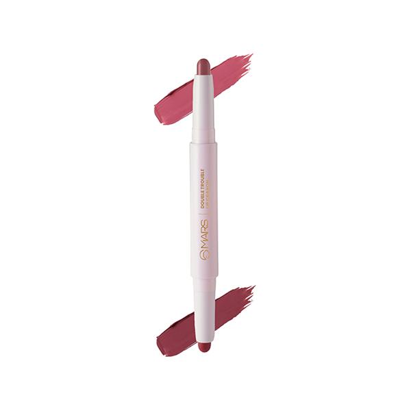 Mars Double Lip Crayon (05-Bubblegum-Mocha) 4 gm - Lip Crayons