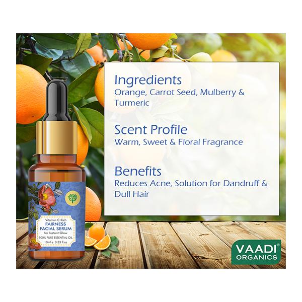 Vaadi Herbals Vitamin C Rich Fairness Facial Serum 10 ml - Face Serum