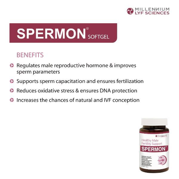 Millennium Lyf Sciences Spermon Softgels 30's - Pure Herbs