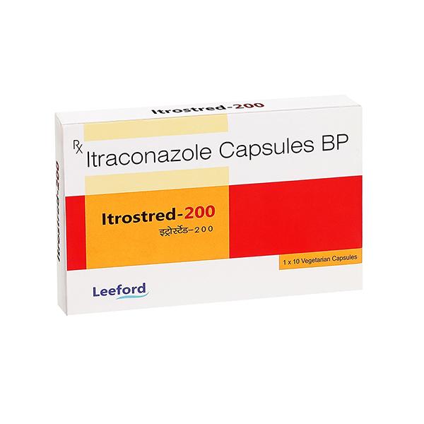 ITROSTRED 200mg Capsule 10's - Fungal Infections-Anf