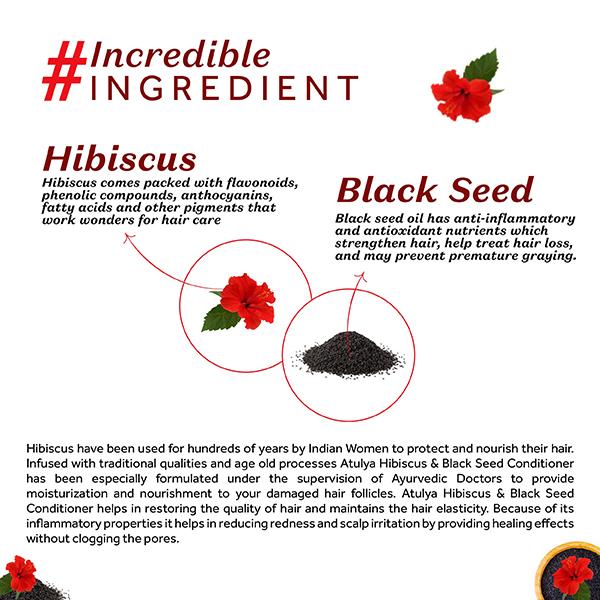 Atulya Hibiscus & Black Seed Hair Mask 15 ml - Hair Masks & Packs