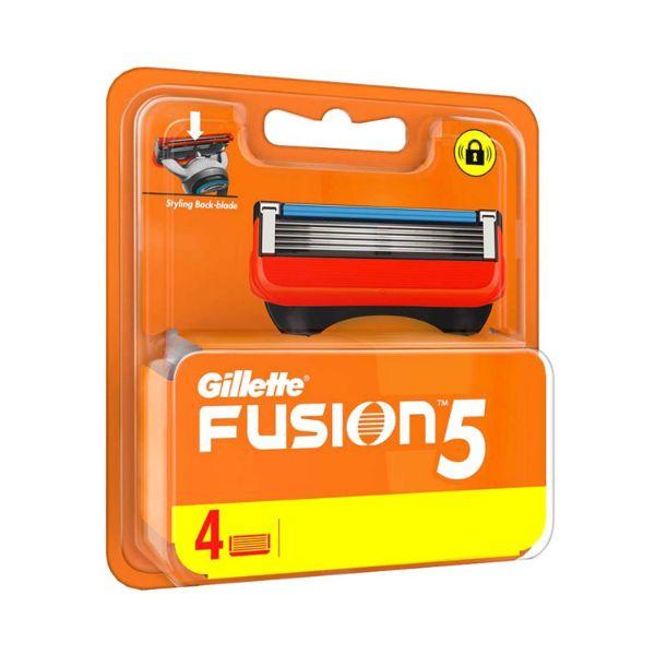 Gillette Fusion5 Manual Blades- 4 Cartridges 1's - Razors & Cartridges
