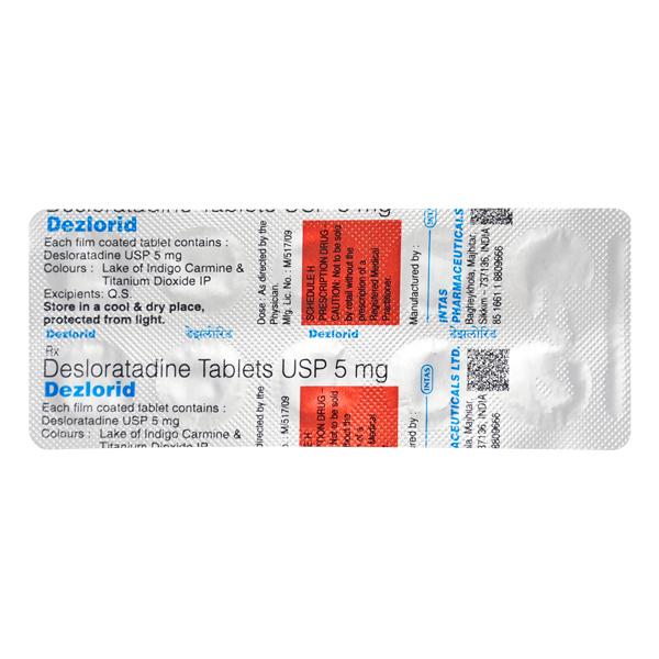 Netmeds | Dezlorid 5mg Tablet 10'S