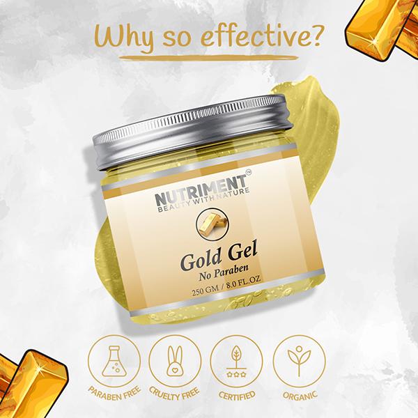 Nutriment Gold Gel All Skin Type 250 gm - Face Gels
