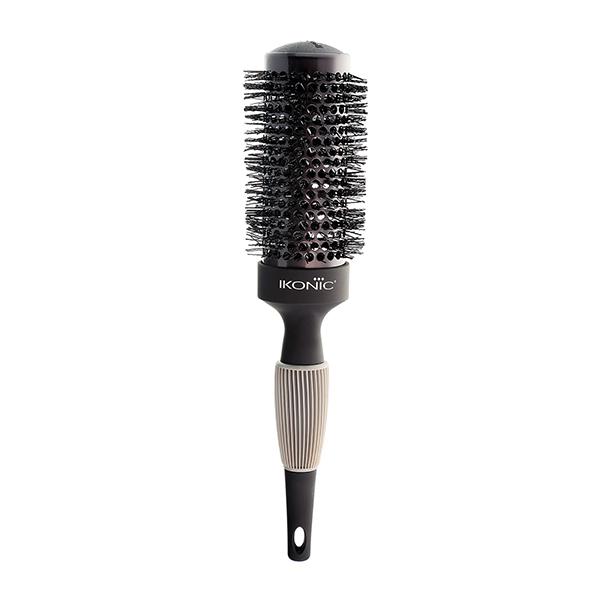 Netmeds | Ikonic Titanium Thermal Hair Brush - Thb 43 Black And Grey
