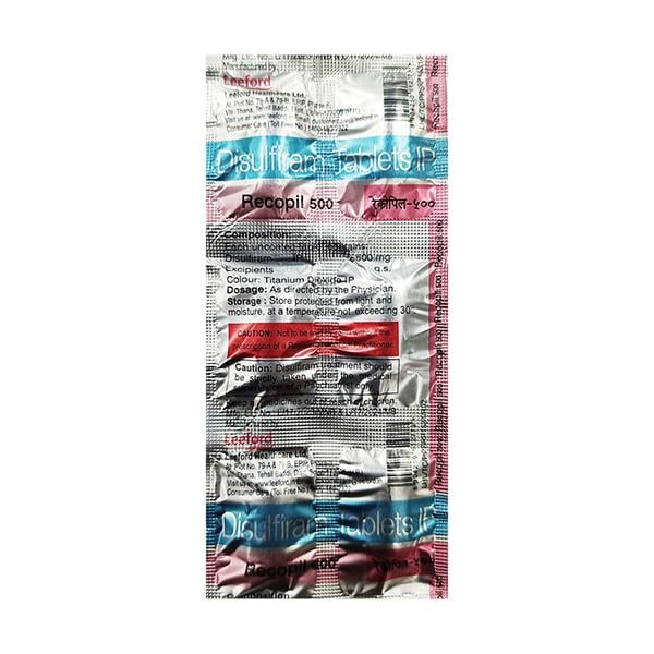 RECOPIL 500 Tablet 6's - Alcohol Addiction