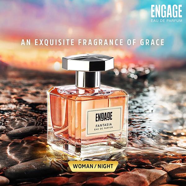 Engage EDP Fantasia 100ml+3ml Vial 1's - Women Perfumes (Edt/Edp)