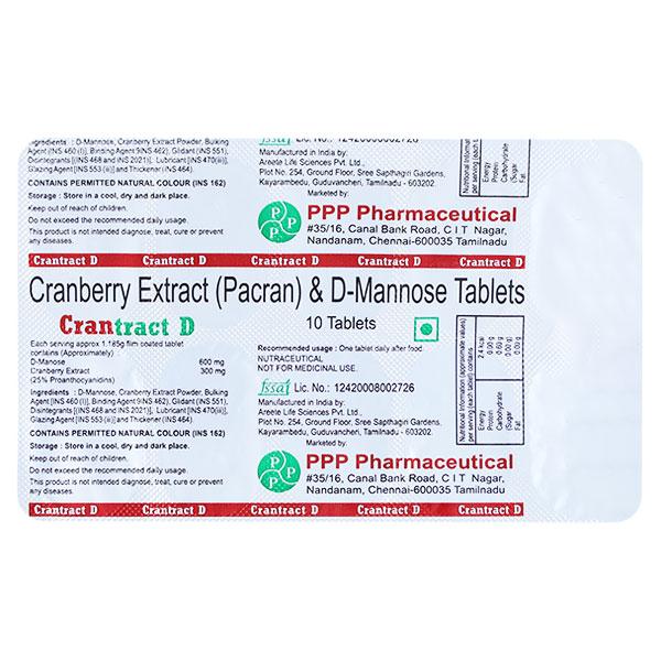 CRANTRACT D Tablet 10's - Supplements-Ent